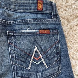 7 for all Mankind A Pocket Jeans Low Rise Bootcut